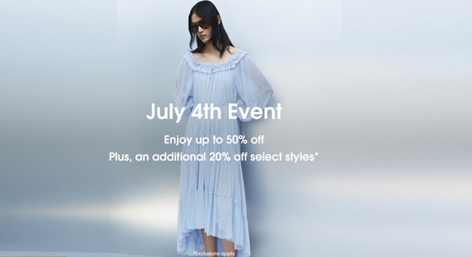 七月四日邂逅Maje:法式時尚折扣風暴來襲